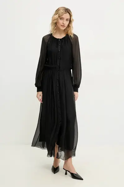 Šaty s hedvábím Answear.LAB