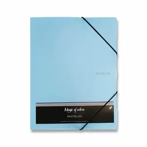 Sloha s gumou A4 PP PASTELINI modrá