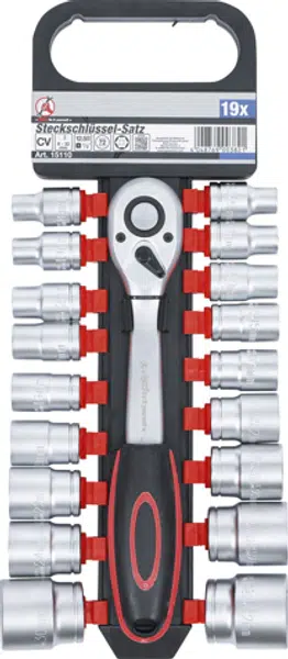 BGS Do it yourself Gola sada 1/2", 6hranné hlavice Pro Torque 8-32 mm, 19 dílů