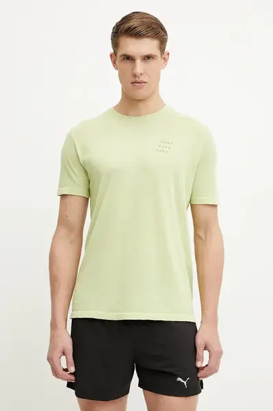 Tričko Compressport Podium zelená barva, s potiskem, ATSM554