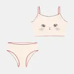 Dvoudílné dětské plavky Konges Sløjd KITTY BIKINI GRS béžová barva, KS103273
