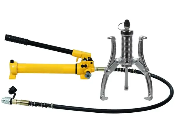 Genborx Dvou- nebo tříramenný hydraulický stahovák HHL-10FR, síla 10 t, s ruční pumpou