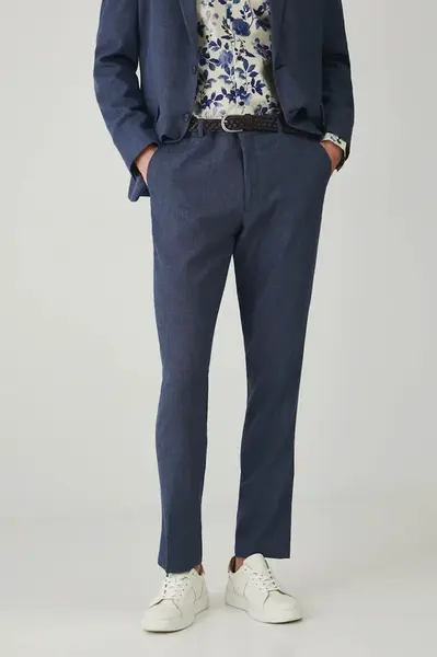 Kalhoty s příměsí lnu Medicine