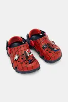 Pantofle Crocs SPIDER-MAN ALL TERRAIN CLOG červená barva, 209258