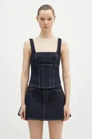 Džínová blůza KSUBI Hera Bustier Zenith Pop