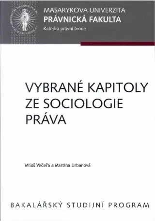 Vybrané kapitoly ze sociologie práva