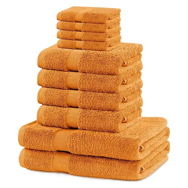 Sada ručníků  10-pack oranžová barva