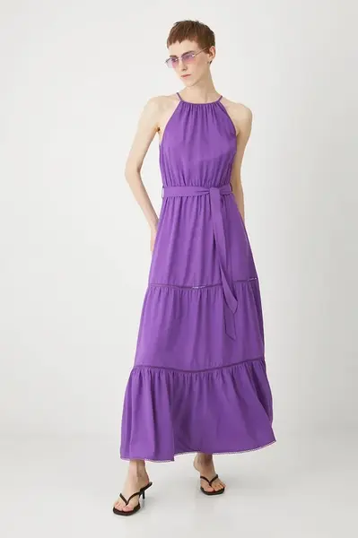 Šaty s příměsí lnu Medicine