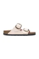 Kožené pantofle Birkenstock Arizona Big Buckle dámské, růžová barva, 1029352