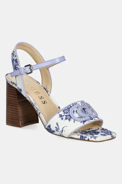 Sandály Guess GANIKA2 fialová barva, FLJGA2 FAP03