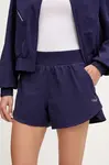 Tréninkové šortky Casall Luna dámské, tmavomodrá barva, high waist, 25043