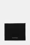 Kožená peněženka Calvin Klein pánská, černá barva, LV04D1043G