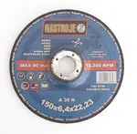 NÁSTROJE CZ Kotouč brusný 150 x 6,4 x 22 mm, na nerez