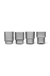Sklenka ferm LIVING 4-pack šedá barva