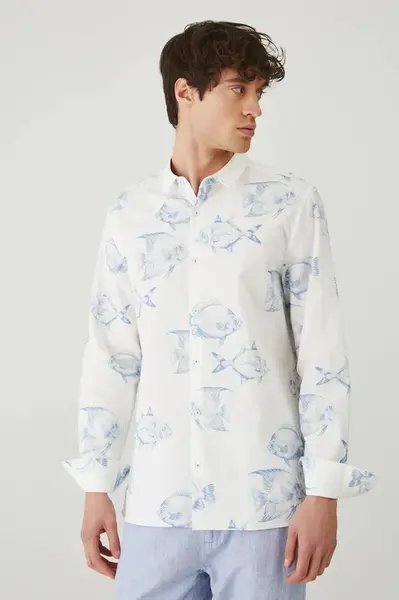 Lněná košile Medicine