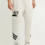 Tepláky adidas x Mandalorian pánské, béžová barva, s potiskem, JI5723
