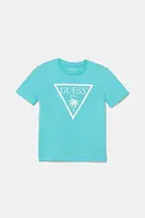 Dětské tričko Guess tyrkysová barva, s potiskem, L5GI29 J1314