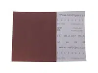 NÁSTROJE CZ Brusné plátno - arch P120, 230 x 280 mm Zrnitost: P40