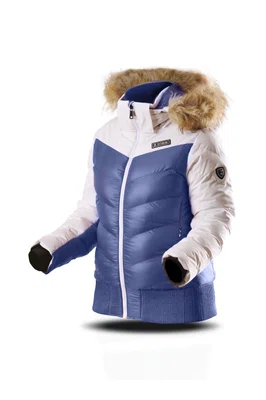 Bunda Trimm W JUSTA white/jeans blue
