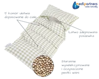 Medi Partners Thermophor with cherry seeds, large 20x60 – 5 chambers – Grid