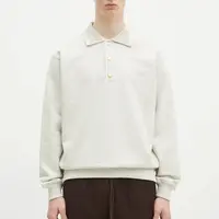 Bavlněná mikina Drôle de Monsieur Le Polo Drule pánská, šedá barva, melanžová, PERM-PL132-CO127-GY