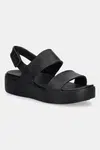 Sandály Skechers FOAMIES dámské, černá barva, na platformě, 111257