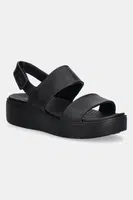 Sandály Skechers FOAMIES dámské, černá barva, na platformě, 111257