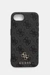Obal na telefon Guess iPhone 16e černá barva, GUHMPSE4P4SM4MK