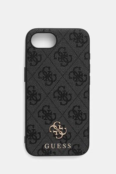 Obal na telefon Guess iPhone 16e černá barva, GUHMPSE4P4SM4MK