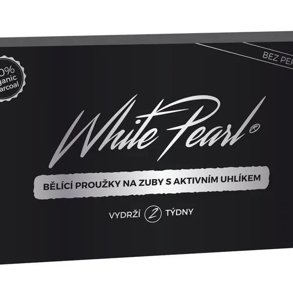 VitalCare Bělicí proužky na zuby s aktivním uhlíkem White Pearl