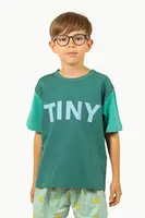 Dětské bavlněné tričko Tinycottons COLOR BLOCK TEE