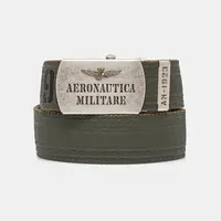 Pásek Aeronautica Militare pánský, zelená barva, CI317CT3585