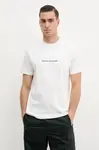 Bavlněné tričko Armani Exchange bílá barva, s aplikací, XM000544 AF10361