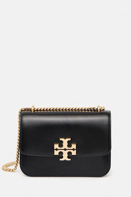 Kožená kabelka Tory Burch Eleanor černá barva, 166169-001