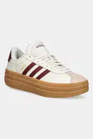 Tenisky adidas VL Court Bold dámské, béžová barva, JQ5642