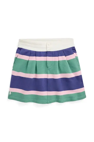 Dětská bavlněná sukně Polo Ralph Lauren