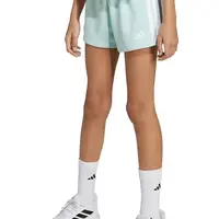 Dětské kraťasy adidas tyrkysová barva, s aplikací, nastavitelný pas, KB7301