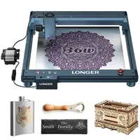LONGER Laser B1 30W Laser Engraver Cutter 6-core Laser Head 33-36W Power Output 450 x 440mmÂ Engraving Area
