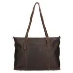 Dámská kožená kabelka Greenwood Lena - tmavě hnědá