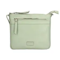 Dámská kožená crossbody kabelka Lagen Hesper - zelená