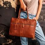 Dámská kožená kabelka Burkely Valerie - koňak