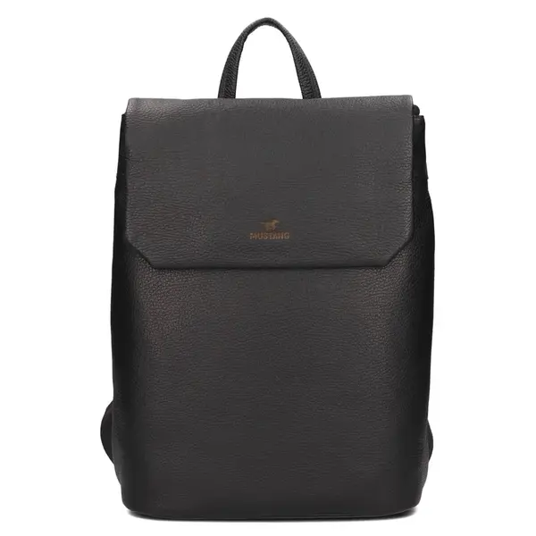 Elegantní dámský kožený batoh Mustang Blair - černá