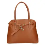 Dámská kožená kabelka Italia Sára - koňak