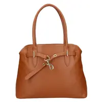 Dámská kožená kabelka Italia Sára - koňak