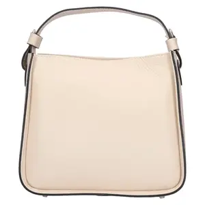 Dámska kožená kabelka Italia Lusia - krémová