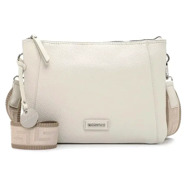 Dámska kabelka Emily & Noah Enna - krémová
