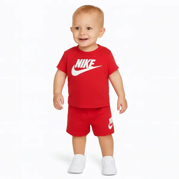Nike kids club tee and short set 12m