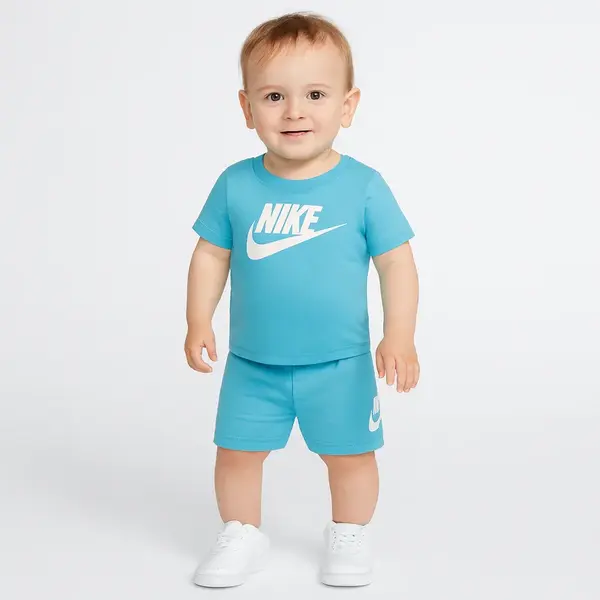 Nike kids club tee and short set 18m