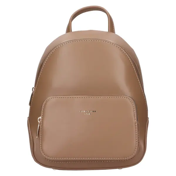 Menší dámský batoh David Jones Raquel - světle hnědá