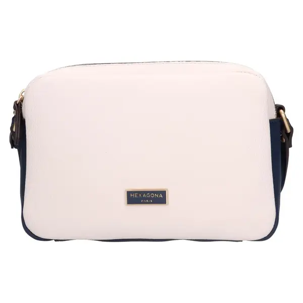 Dámská crossbody kabelka Hexagona Tolla - béžovo-modrá